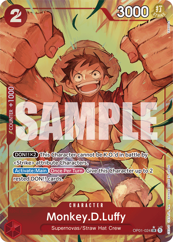 Monkey.D.Luffy (OP01-024) (Alternate Art) (Alt Art)