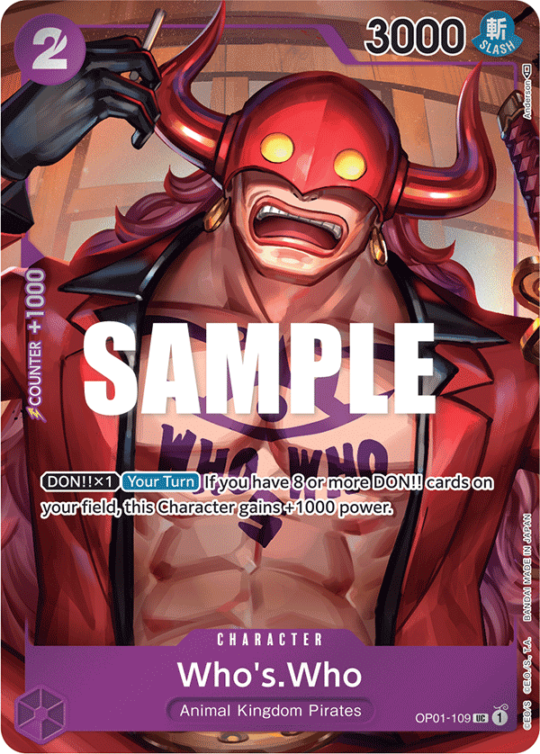 Who's.Who (Box Topper) (Alt Art)