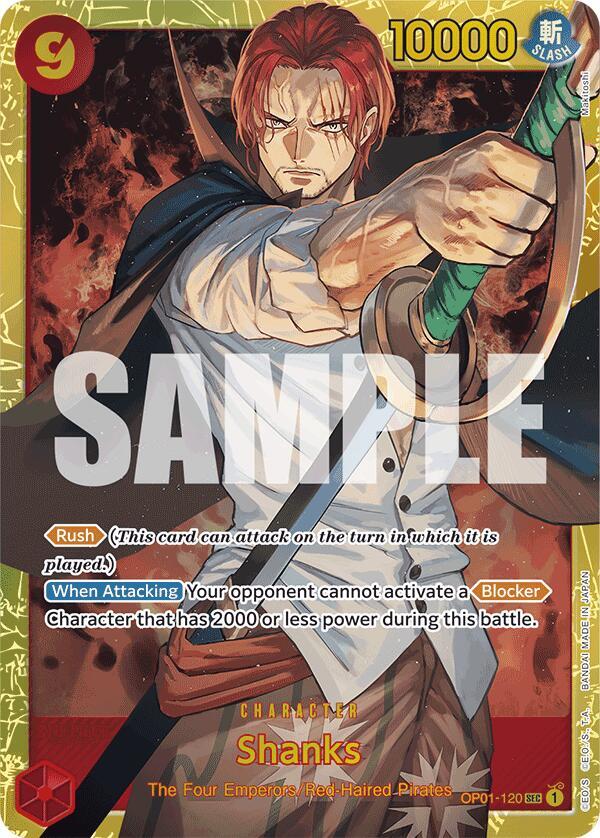 Shanks (OP01-120) (Reprint) (Alt Art)