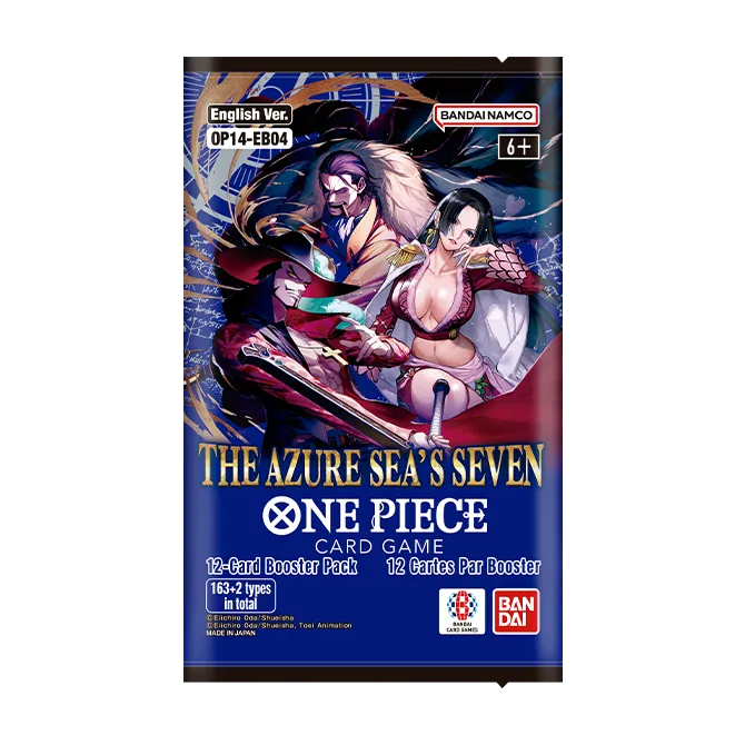 One Piece Card Game - The Azure Sea's Seven OP-14 Busta 12 Carte (EN)